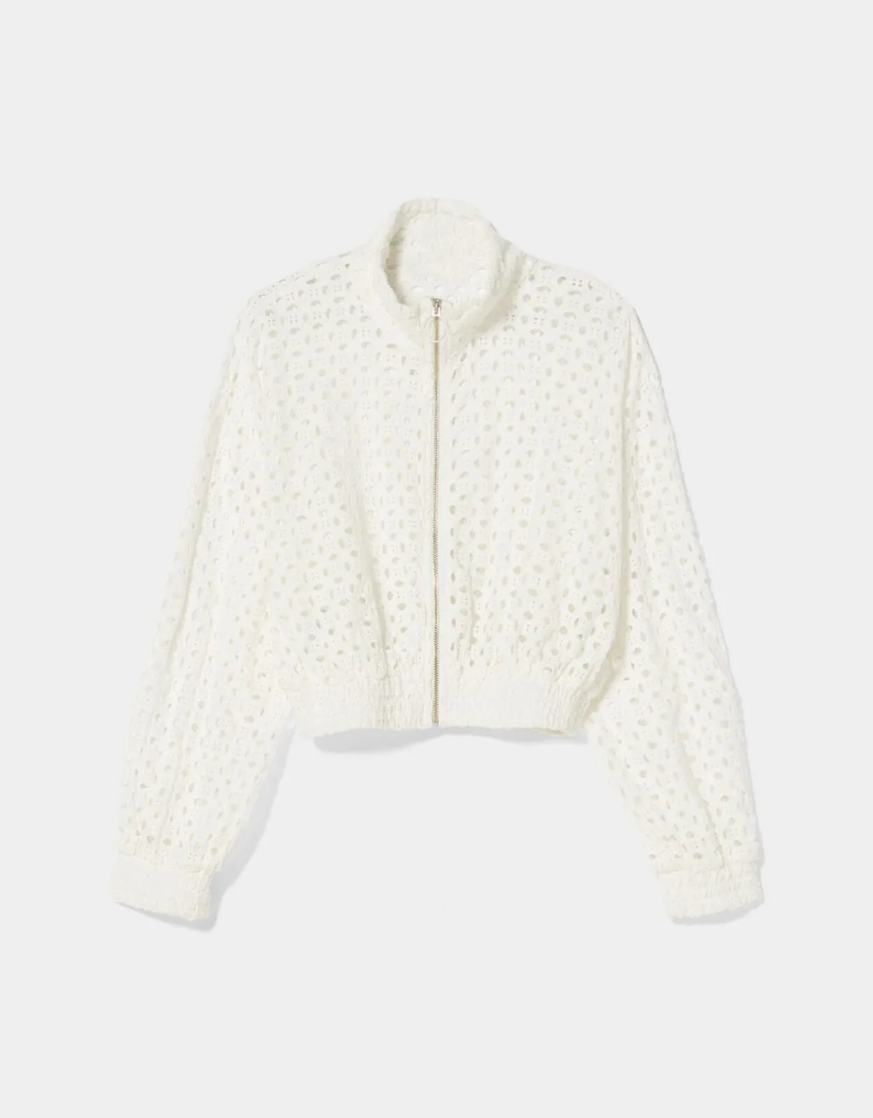 Jacke mit Schweizer Stickerei