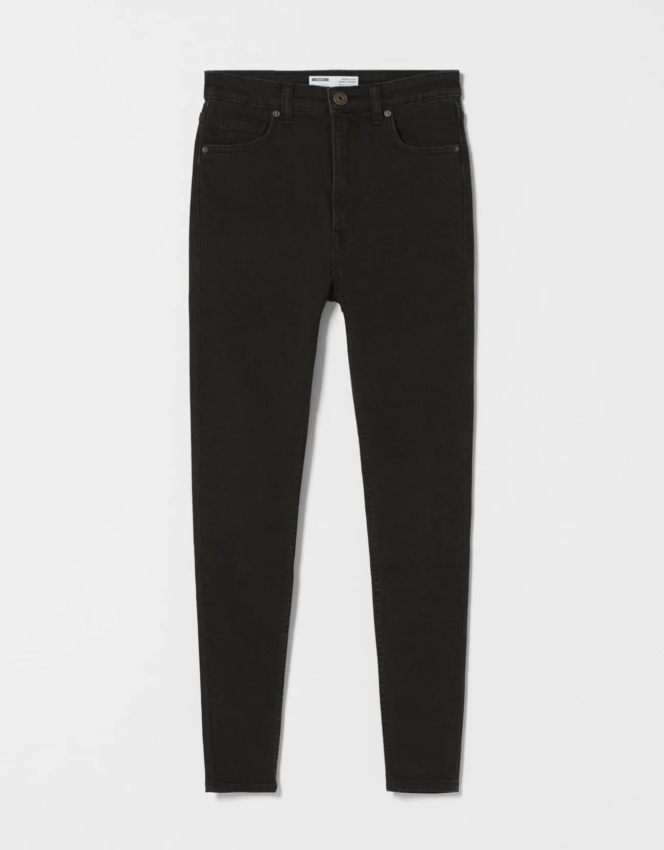 Super High Waist Jeans · Schwarz
