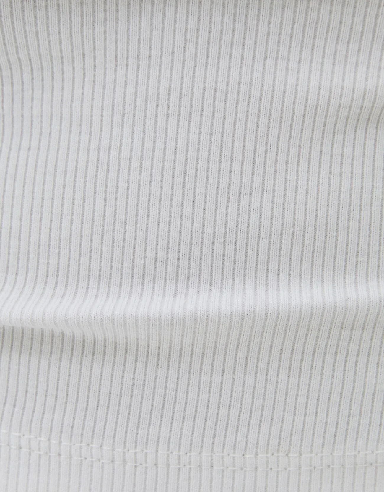 Doppelpack Ärmellose Shirts mit Patentmuster · Weiß