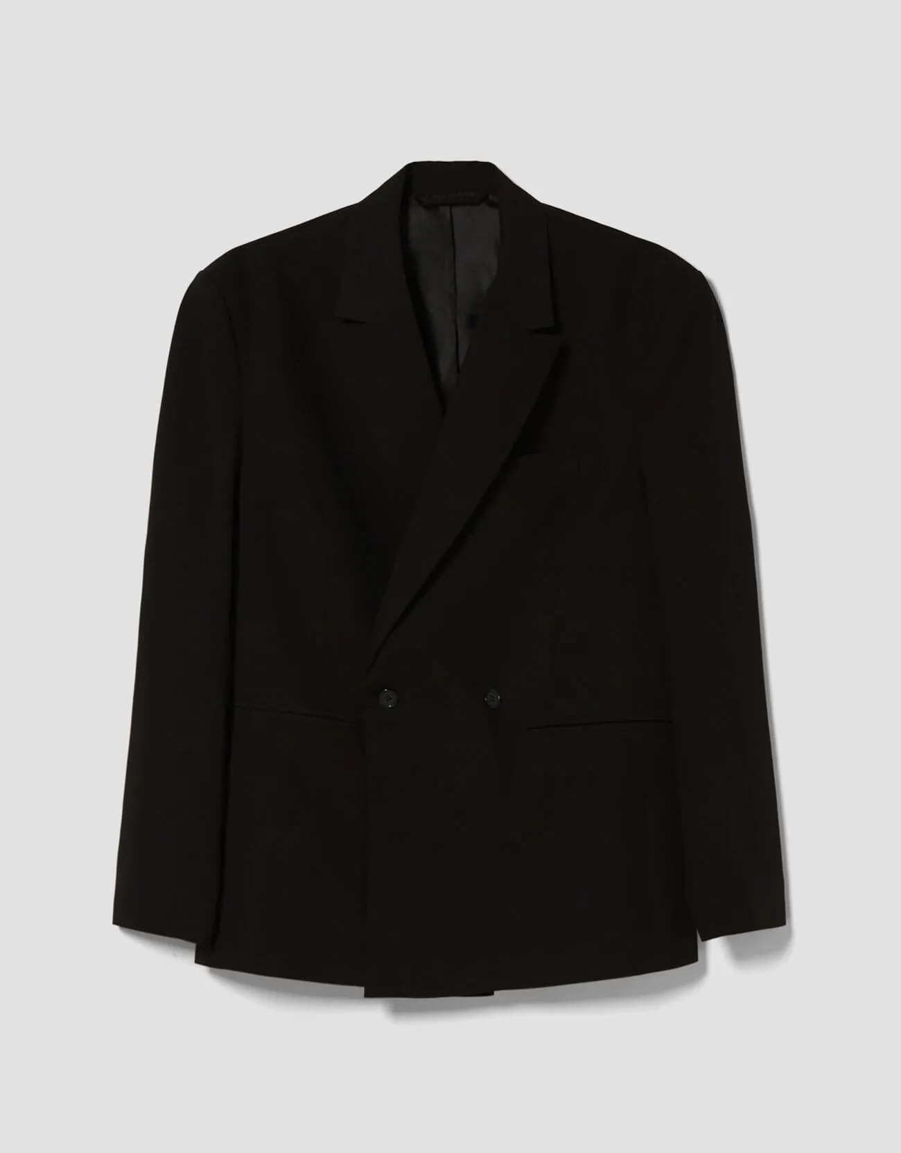 Doppelreihiger Blazer · Schwarz