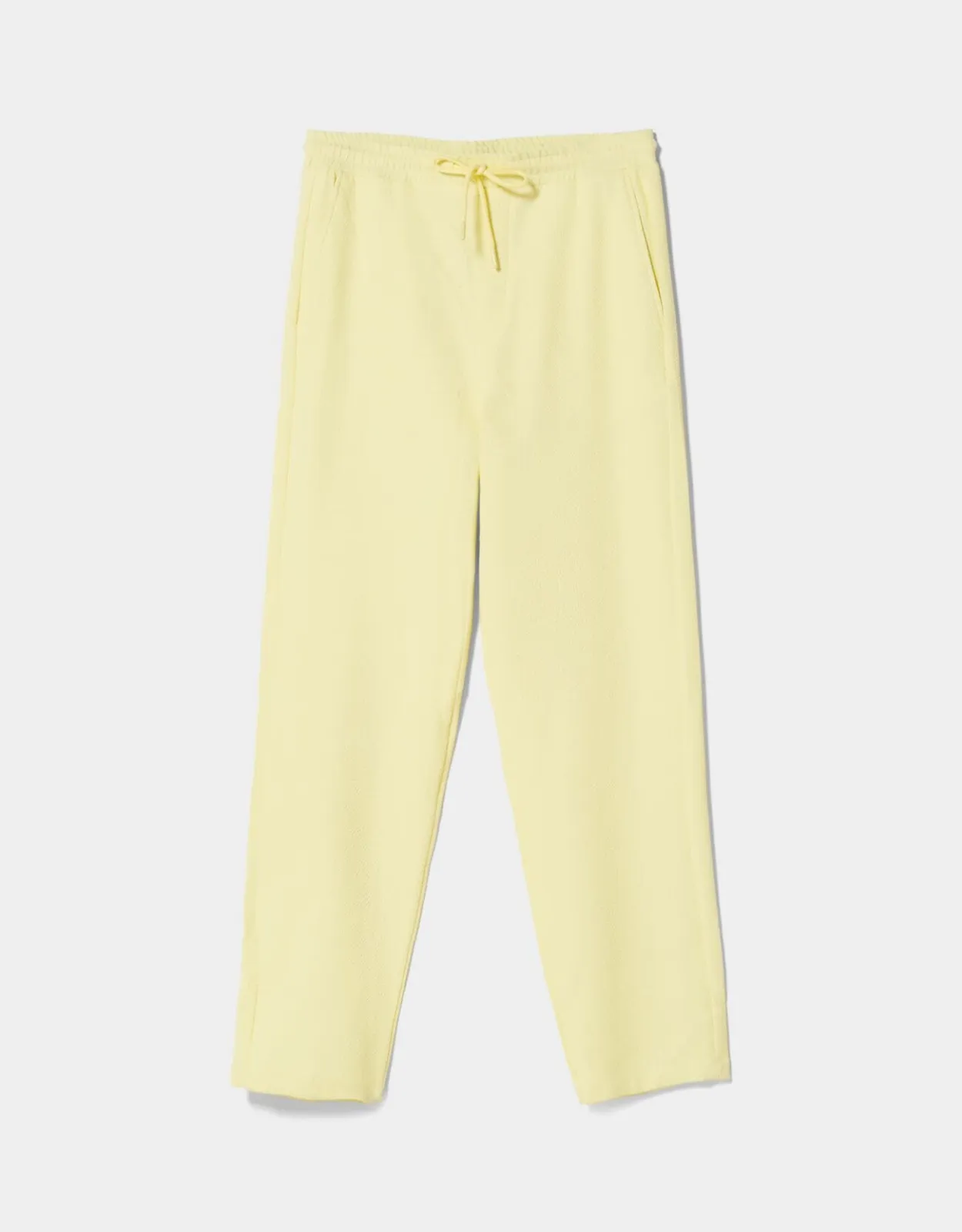 Wide Leg-Joggerhose mit Textur