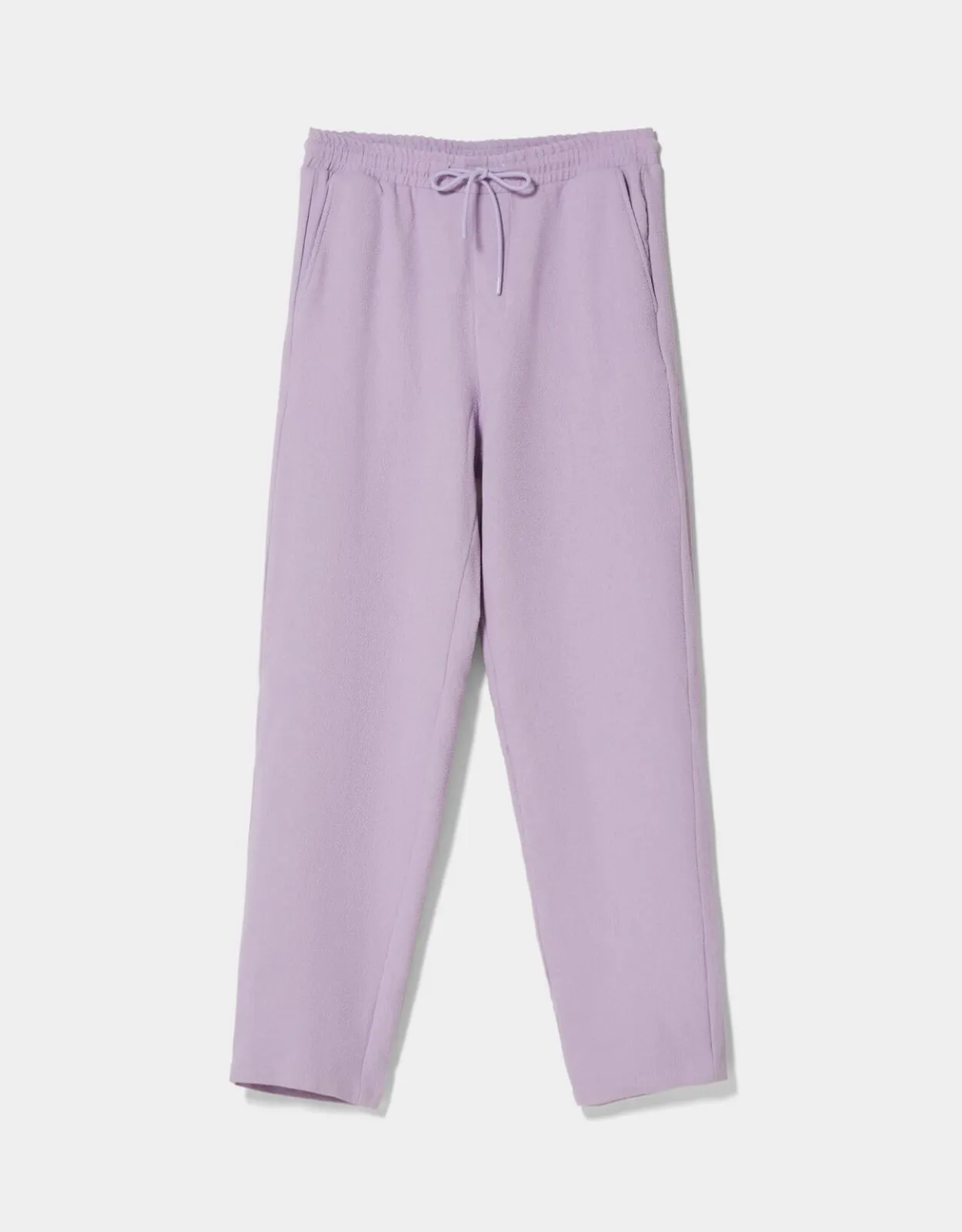 Wide Leg-Joggerhose mit Textur
