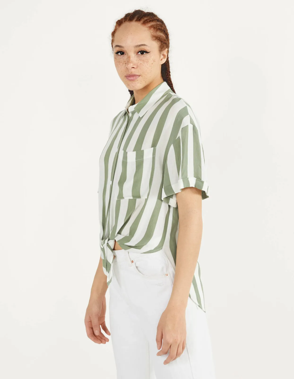 Gestreiftes Damen Hemd