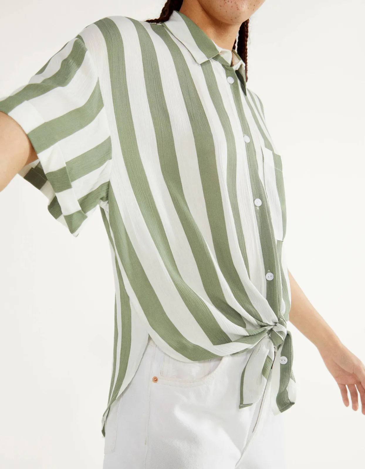 Gestreiftes Damen Hemd