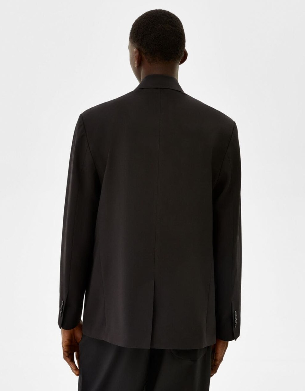 Doppelreihiger Blazer · Schwarz